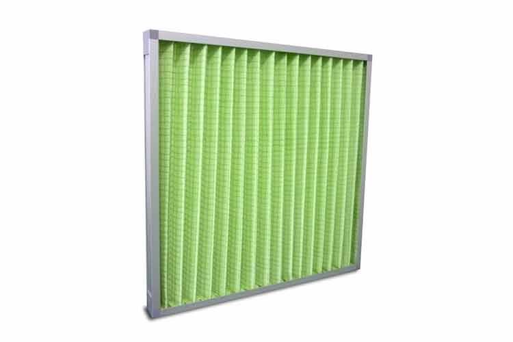 無隔板高效過濾器主要采用熱溶膠作為濾芯的分隔物，便于機械化生產